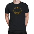thumbnail image 2 of Celestial Moth with Moon Phases Men's T-shirt, 2 of 3