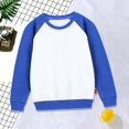thumbnail image 2 of Mnyotv Cotton Raglan Long Sleeved T Shirt for Boys Girls Casual Basic Crewneck Sweatshirts Size 9-10Years, 2 of 5