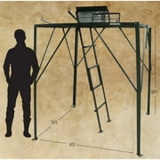 Mossy Oak GameKeeper Elevated Shooting Blind Stand for Hunting