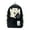 Black, variant on 19.6 Inch Cute Backpack - Colorful Star Design Bookbag with Adjustable Shoulder Strap - Perfect for Junior High 𝗦𝗰𝗵𝗼𝗼𝗹 Students - Fashionable & Functional 𝗦𝗰𝗵𝗼𝗼𝗹 Accessory