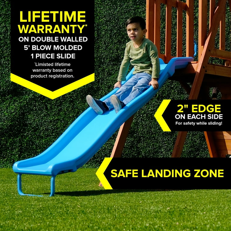 Sportspower™ Grand Teton Wooden Swing Set with 2 Swings
