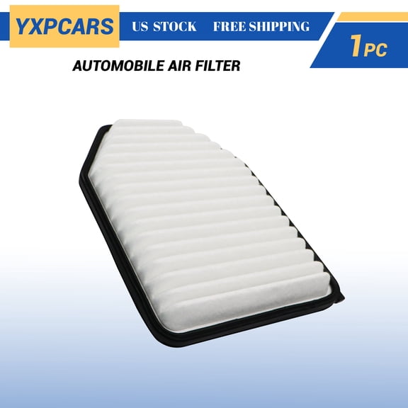 YXPCARS 1PC Engine Air Filter (CA10348), Replacement Front Engine Air Filter for Jeep JK Wrangler 07-17 V6 3.6L 3.8L