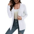 thumbnail image 3 of GingDin Women's Cardigans Lightweight Long Sleeve Open Front Sweater Cardigan s-2xl, 3 of 10