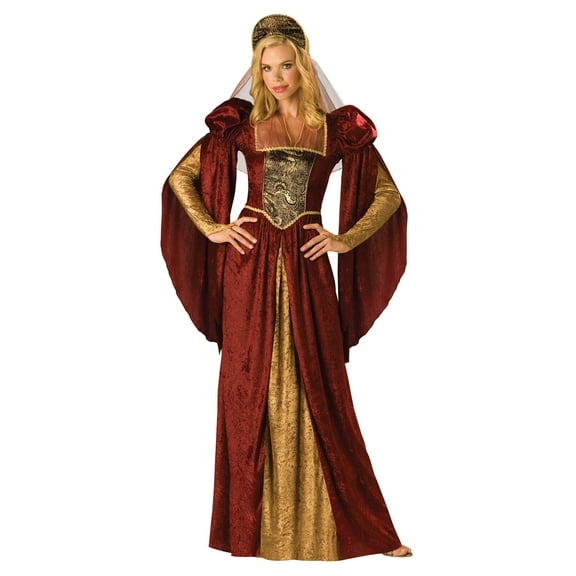 Renaissance Maiden Women's Halloween Fancy-Dress Costume for Adult, Regular L
