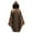 Brown, variant on Hvyesh Mens Womens Victorian Cloak Gothic Medieval Hooded Robe Renaissance Shakespeare Theater Cloak Witches Wizards Cape