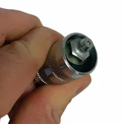 90‑Degree Grease Coupler Adapter, Heavy‑Duty Right Angle Grease Fitting Coupler for Tight Spaces, Compatible with LockNLube Grease Gun