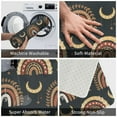 thumbnail image 4 of XMXT Non-Slip Polyester Bathroom Rugs Kitchen Door Mat, Boho Moon Deco Print Machine Washable Bath Mats Rug for Kitchen Shower Bathtub Decor, 15.7 x 23.6 inches, 4 of 9
