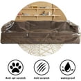 thumbnail image 3 of Heavy Duty Water Resistant Sofa/Couch Cover, Waterproof Plastic Shield Covers for Couch, Vinyl Thick Sofa Cover to Prevent Scratching by Dogs and Cats(Clear), 3 of 9