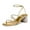 GOLD-RHINESTONE, variant on Womens Block Heels 2 inch Strappy Square Toe Dressy Chunky Low Heeled Sandals for Party Wedding Evening