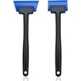thumbnail image 1 of 7.8" Mini Squeegee with Dual Blue Rubber Blades (2" & 2.6") - Ideal for Car Wraps, Window Tinting, Glass Cleaning, Screen Printing, Craft Projects, and Detailed Adhesive Work, 1 of 6