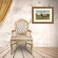 thumbnail image 3 of Wild Apple Portfolio 14x11 Gold Ornate Wood Framed with Double Matting Museum Art Print Titled - Elk I Crop, 3 of 4