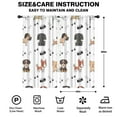 thumbnail image 2 of Blackout Kids Curtains,Cute Dogs Childrens Insulated Curtains Set Of 2,Bedroom Essentials,Toddler Room Decor 42x84in(106x213cm), 2 of 4