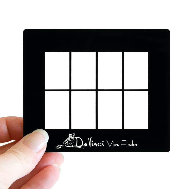 View Catcher, Portable Adjustable Art Viewfinder With