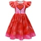 thumbnail image 3 of Smiling Critters Catnap Vestido para niñas pequeñas Ropa para el día del perro y la siesta para gatos Disfraz de cosplay para niños Vestido casual de verano con mangas abullonadas + Bolsa, 3 of 5