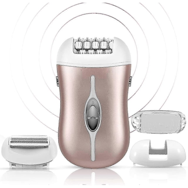 Epilator For Women - 2 In 1 Hair Removal Epilator Electric Lady Shaver For Bikini, Leg, Arm, Underarm, Chin, Rechargeable Bikini Trimmer Body Hair Rem