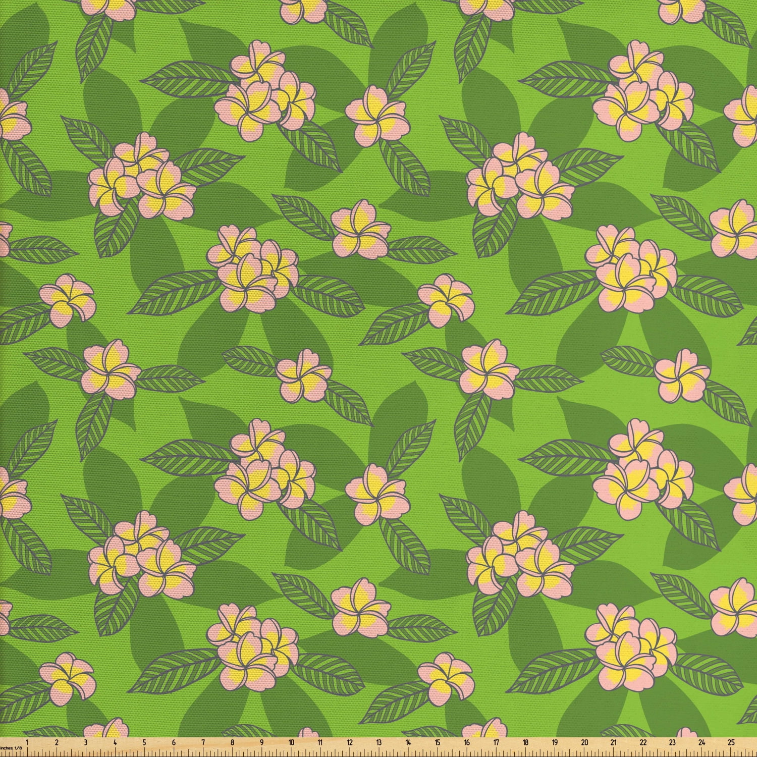 Leaves Fabric By The Yard Repeating Hawaiian Frangipani Flowers Cartoon Design Blossoms Illustration Decorative Upholstery Fabric For Sofas And Home Accents Lime Green And Peach By Ambesonne Walmart Com Walmart Com Leaves Fabric By The Yard Repeating Hawaiian Frangipani Flowers Cartoon Design Blossoms Illustration Decorative Upholstery Fabric For Sofas And Home Accents Lime Green And Peach By Ambesonne Walmart Com Walmart Com