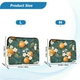 thumbnail image 4 of FORMRS 13"-13.3" Laptop Sleeve Protective Case Soft Carrying Quilted Computer Bag Cover, Green Floral Orange, 4 of 7