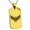 Gold, variant on Stainless Steel Day of the Dead Winged Skull Engraved Dog Tag Pendant Necklace