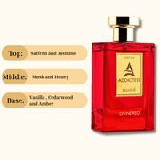 Hamidi Ladies Addicted Divine Red EDP Spray 4.0 oz Fragrances 6294015182521