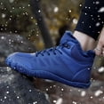 thumbnail image 4 of Mepaouo Winter Men's Barefoot Boots Wide Toe Fleece Lined Hiking Walking Shoes Breathable Outdoor Booties, 4 of 7