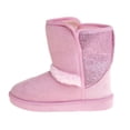 thumbnail image 5 of Josmo Little Kids Girls Flat Heel Slip On Winter Boots, Pink, 2, 5 of 7