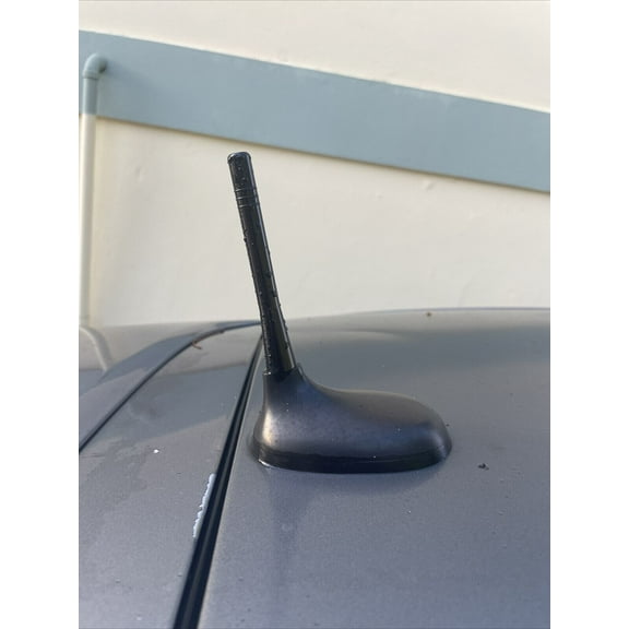 4" inch Short Black Aluminum Antenna Mast Rod AM/FM for FIAT 500 2012-2023 New