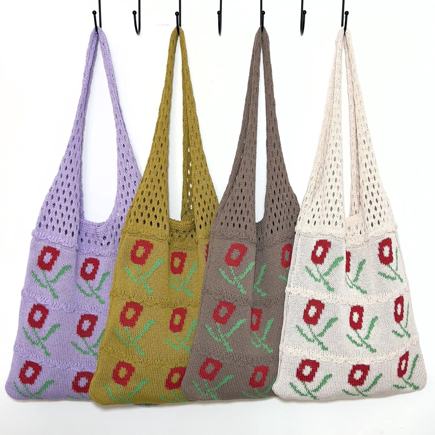 Kukuzhu Fairy Tote Bag Aesthetic Tote Bag Y2k Bag Tote Bag Aesthetic Y2k Crochet Tote Bag Aesthetic