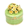 thumbnail image 1 of Tachiuwa Mini Jewelry Box Creative Dresser Jewelry Storage Case for Earrings Necklace Green, 1 of 9