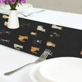 thumbnail image 4 of Yayeee Table Runner 90 inches Long Home Kitchen Dinning Party Decoration, Pixel Cat, 4 of 7