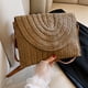 thumbnail image 4 of Bolsos Cruzados Verano Cartera Tejida Paja Hecha A Mano para (marrón), 4 of 8