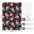 thumbnail image 2 of 4 Pcs Funny Kitchen Towels,Pioneer Flower Floral Print Pattern Microfiber Dish Towels,Kitchen Tea Towels,Kitchen Towel Set (18" X 26"), 2 of 7