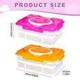 thumbnail image 3 of Deviled Egg Carrier, Aetherz Ortable Large Capacity Double-Layers Egg Storage Container Holds 24 Eggs Shatter-Proof Non-Slip Eggs Holder with Handle, 3 of 5