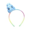 Glitter Galaxy Plush Blue Poop Emoji Child Costume Headband