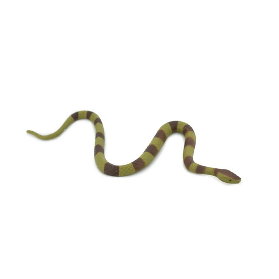 Snake, Southern Copperhead Snake, Rubber Reptile, Educational, Realistic Hand Painted, Figure, Lifelike Model, Figurine, Replica, Gift, 5 1/2" F2047 B39