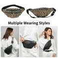 thumbnail image 2 of Unique Bargains 1 Pc Fanny Pack Leopard Pattern Waist Bag Coffee Color, 2 of 4