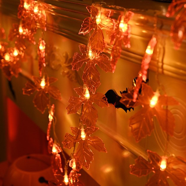 new Halloween LED light string bat pumpkin skull combination pendant led Halloween decorative light string