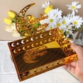 thumbnail image 2 of 2X Bandeja de Comida Acrílica Eid Mubarak Ramadán Postre de Fruta Luna Estrella Castillo Islámico Festival Musulmán Decoración Regalo,B, 2 of 2