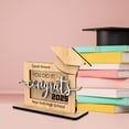 thumbnail image 4 of Desktop Ornament 2025 Graduation Season Card Clip Trophy Wooden Crafts Decoration, 4 of 5
