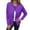 Purple, variant on Women Plus Size Wool Button down Jackets Trendy Long Sleeve Cardigans Sweaters Fall Open Front Solid Knitted Neck Loose Fit Outwear Tops Purple XXL