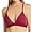 Spice Market Red, variant on Women's Maidenform DMSLTB Stretch Lace Triangle Wireless Bralette (Spice Market Red L)