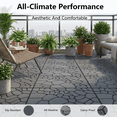 thumbnail image 4 of Tigbond Interlocking Floor Tiles 12"x12" - Snap Together Waterproof Plastic Deck Tiles for Patio,Garage,Poolside,Balcony | DIY Outdoor Pavers,Easy No-Tool Installation, 4 of 8