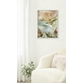 thumbnail image 6 of Kate and Laurel Sylvie Landscape 04 Framed Canvas Wall Art by Annie Quigley, 18x24 White, Soft Watercolor Nature Landscape with Lake Art for Wall Decor, 6 of 7