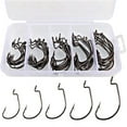 thumbnail image 1 of 100 Pcs High Steel Fishing Hooks, 1 of 7