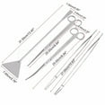 thumbnail image 1 of Aquarium Tools Kit Aquascaping Aquatic Plant Tweezers Scissors Stainless Steel Maintenance Tool, 1 of 8