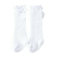 thumbnail image 2 of xiaxaixu Baby Girl's Socks, Breathable Infant Stockings with Bowknot for Party, 2 of 7
