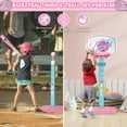 thumbnail image 3 of Set de aro y pelota de baloncesto Handwell 3 en 1 para niñas, 3 of 7