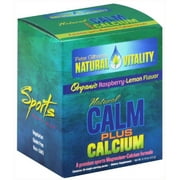 Natural Vitality Natural Calm Plus Calcium Raspberry Lemon Calm Plus Calcium Packet, 30 CT