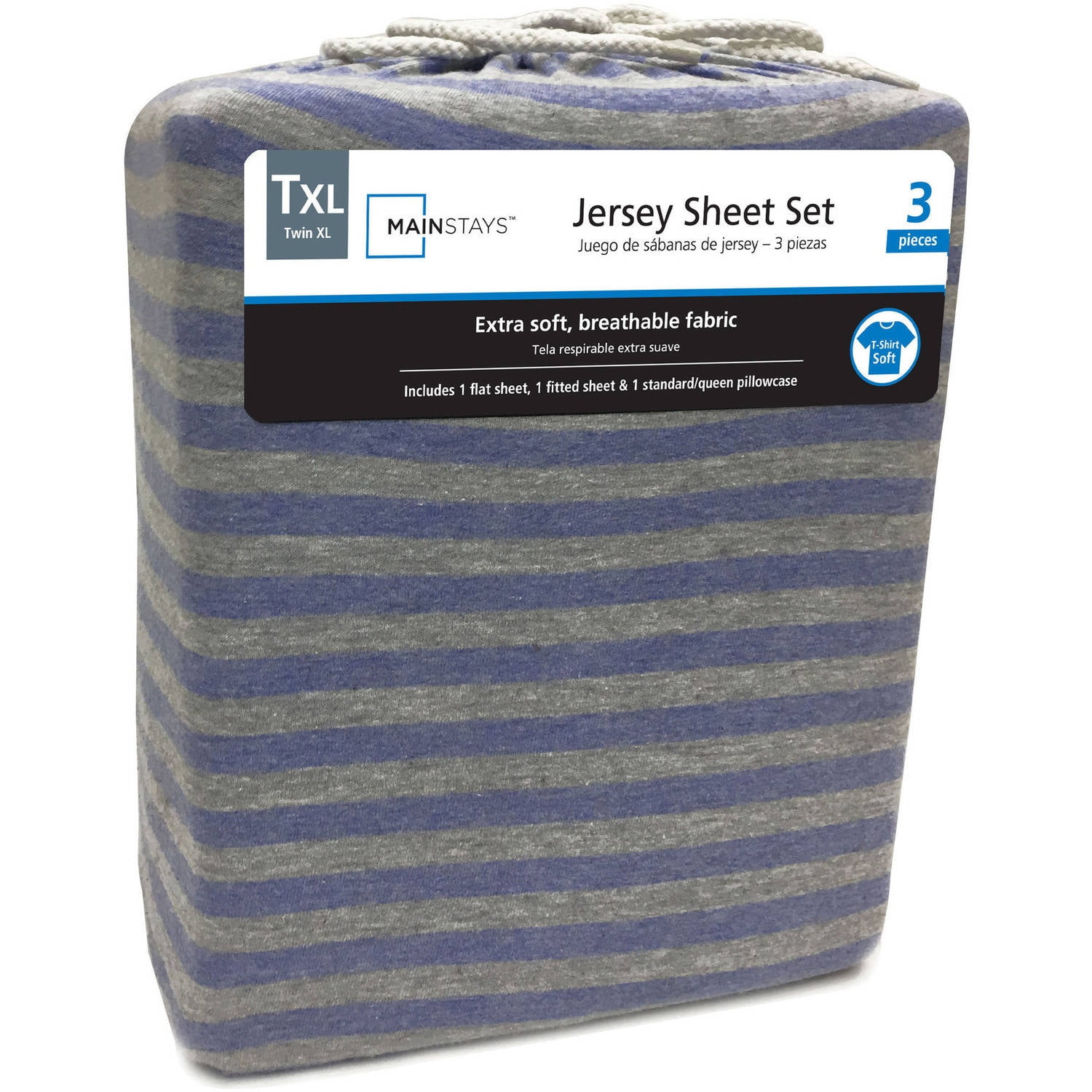 Mainstays Knit Jersey Sheet Set 300008540103 | eBay