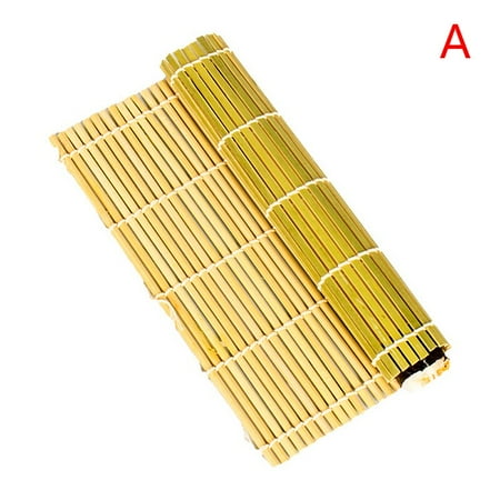 

1Pc Bamboo Sushi Mat Sushi Curtain Sushi Rolling Roller Hand Mar Sushi Tools Rice Rollers Bamboo Non-stick Cooking Accessories