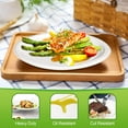 thumbnail image 6 of Disposable Oval Paper Dinner Plates Heavy Duty Paper Plates (7.5"x10") Natural, Compostable Disposable Platters, Large Oval Paper Plates-Christmas Paper Plates Heavy Duty, 6 of 8
